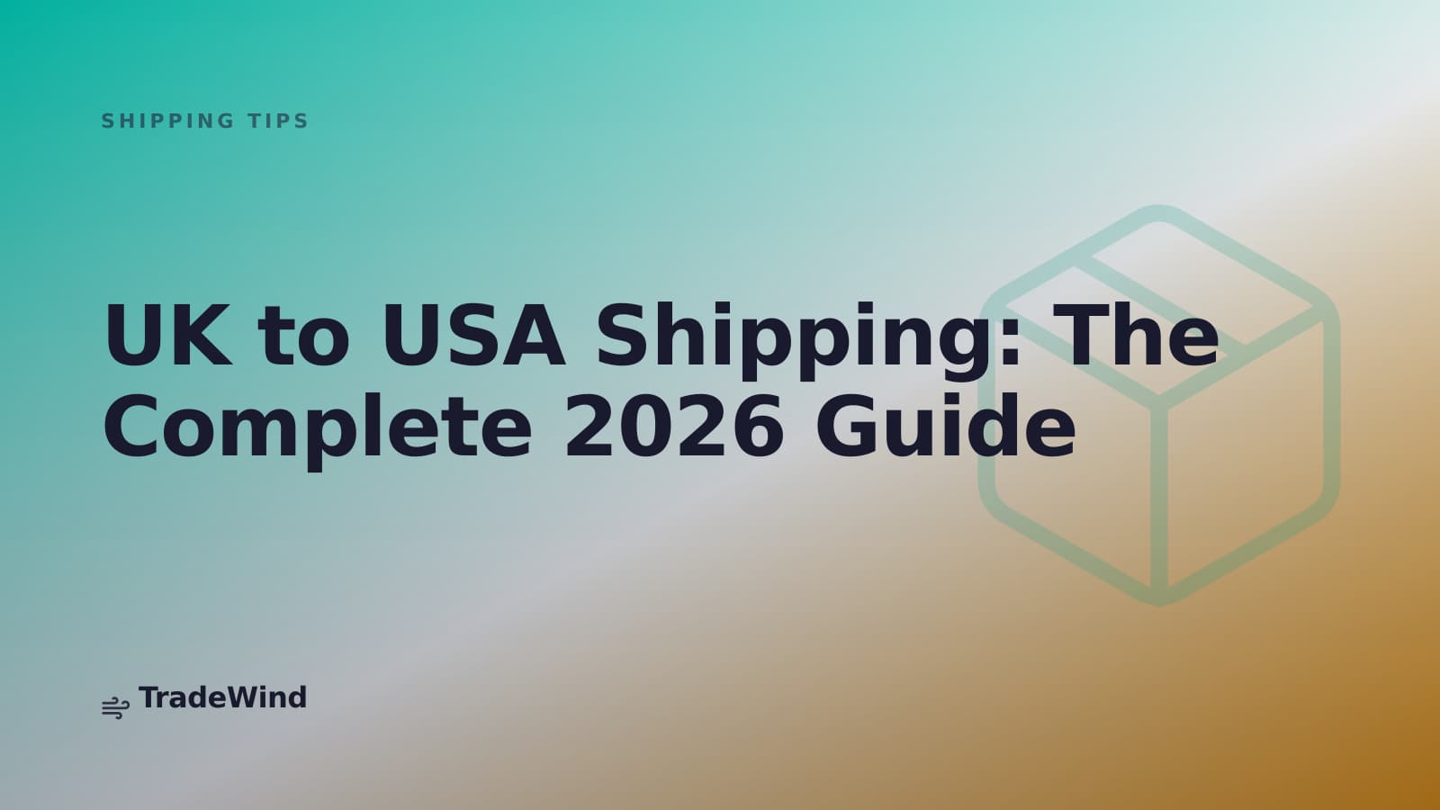 Shipping Tips — UK to USA shipping: a working 2026 guide for sellers